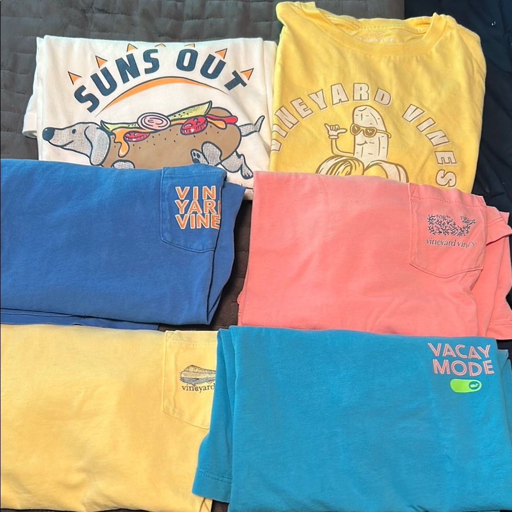 Vineyard Vines Tees - Boys M